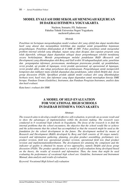 Mewajibkan setiap bidang dalam organisasi untuk melakukan evaluasi internal. Contoh Laporan Evaluasi Diri Sekolah Smp - Kumpulan Contoh ...