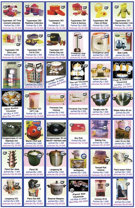 Selain itu, kami juga menyuplai kebutuhan hotel, restoran, dan katering (horeca). ARISAN ANEKA BARANG online: Catalog Alat Rumah Tangga