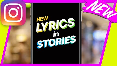 I don't know how correct that is, but still. How to Add Music With Lyrics to Instagram Stories - YouTube