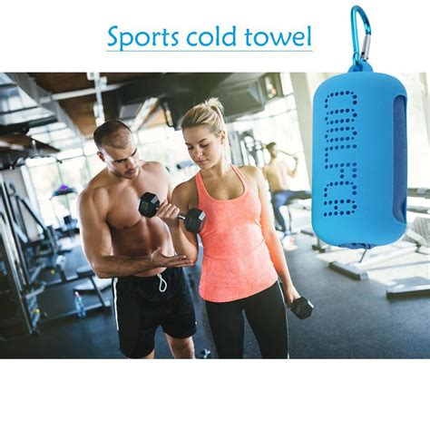 30 X 100cm Portable Quick Drying Cooling Towel Gray