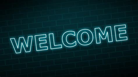 Welcome Background Stock Video Footage For Free Download