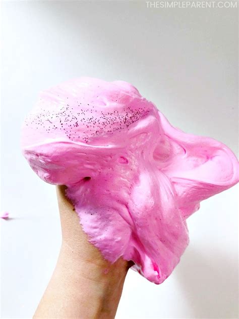 Pink Fluffy Slime That You Cant Mess Up • The Simple Parent