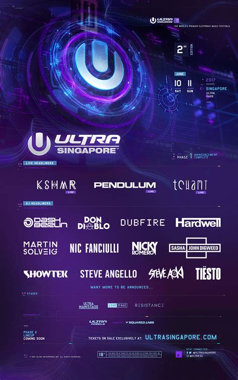 Massive Phase One Lineup Announced For Ultra Music