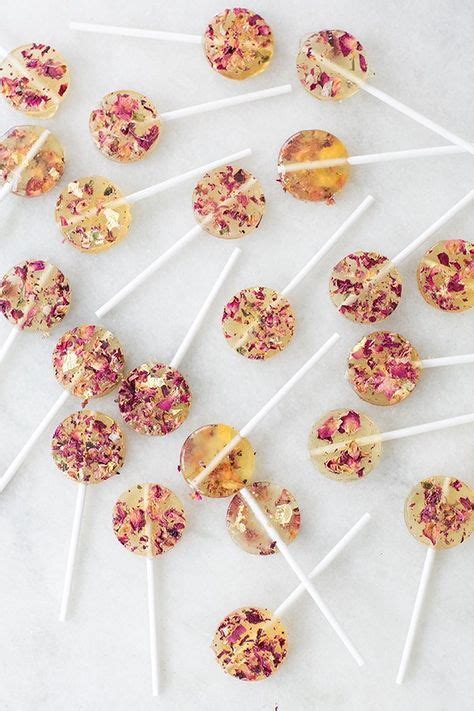 Homemade Rose Lollipops Sugar And Charm Recipe Edible Flowers