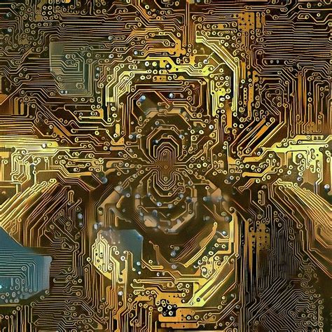 Electric Circuit Pattern Fractal Digital Art By Bruce Rolff Pixels