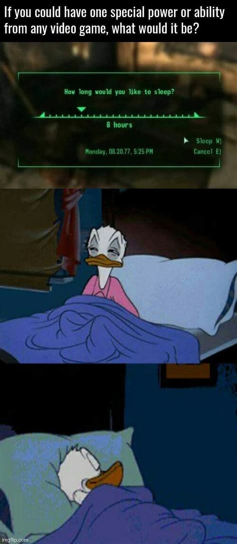 Image Tagged In Sleepy Donald Duck In Bed Imgflip