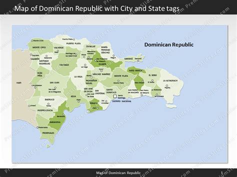 dominican republic powerpoint map powerpoint map presentation templates images