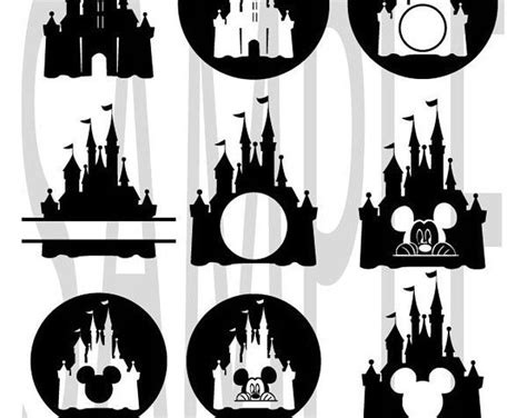 202 Vector Disney Castle Svg Free SVG PNG EPS DXF File