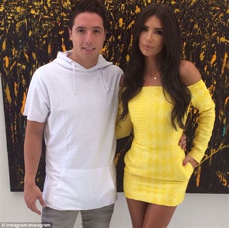 samir nasri and girlfriend anara atanes go to the gym together the couple post an instagram