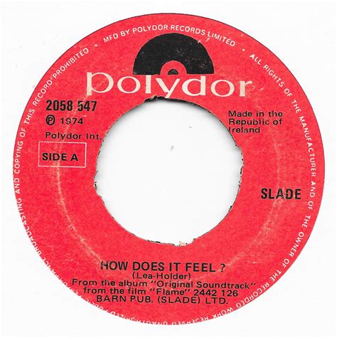 Slade How Does It Feel 1975 Vinyl Discogs