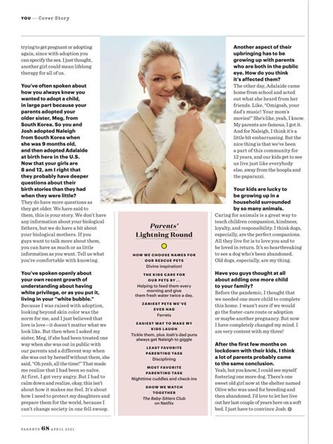 Katherine Heigl In Parents Magazine April 2021 Hawtcelebs