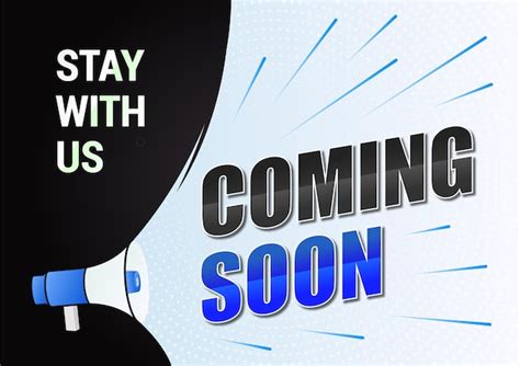 Premium Vector Coming Soon Banner Design Template With Editable Text