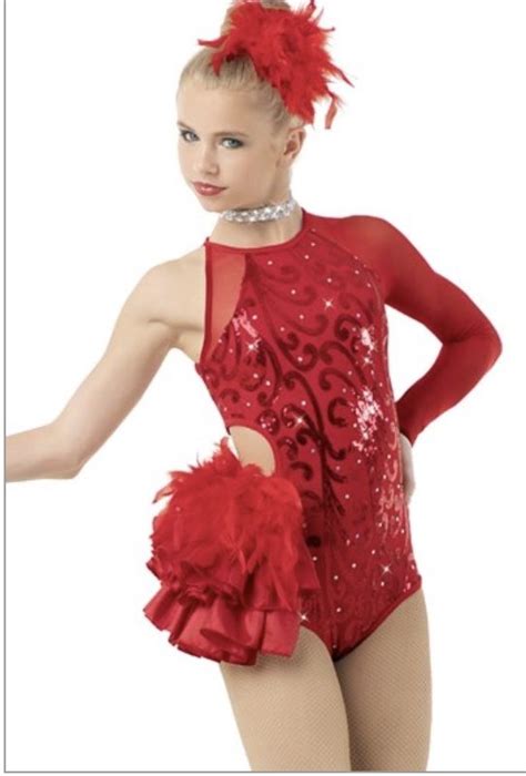 Weissman Costumes Matadora Asymmetrical Leotard Weissman Costumes Dance Outfits