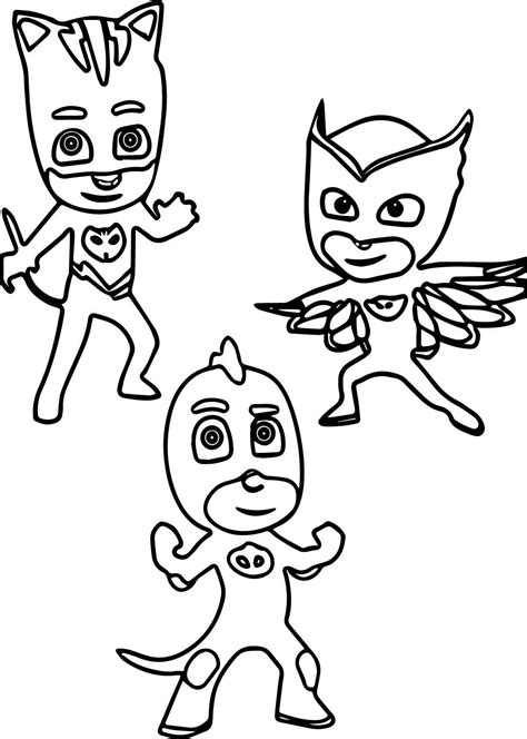 Pj Masks Gecko Coloring Pages Copy Pj Masks Coloring Pages To And Print