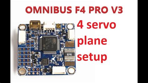How To Setup Omnibus F4 Pro V3 For Planes Gps Fpv Rail 4 Servos