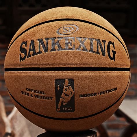 Sankwxing Brand High Quality Official Size 7 Leather Basketball Balls