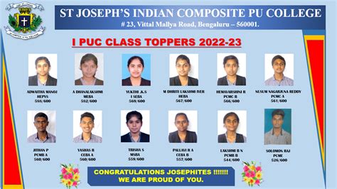 St Joseph S Indian Composite Pu College