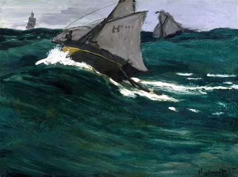 Claude Monet The Green Wave Artist Monet Claude Monet Paintings