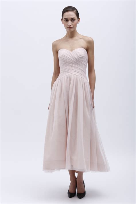 Monique Lhuillier Spring 2014 Bridesmaid Dress 450140 Navy