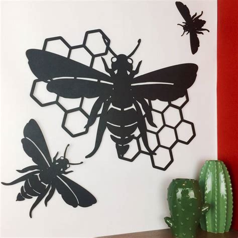 From affordable canvas wall art to stylish metal wall art and our bestselling range of wooden wall art you can mix and match our home accessories to get the home decor look you want. Bumble Bee And Honeycomb Laser Cut Acrylic Wall Art By Floppsie Moppsie | notonthehighstreet.com