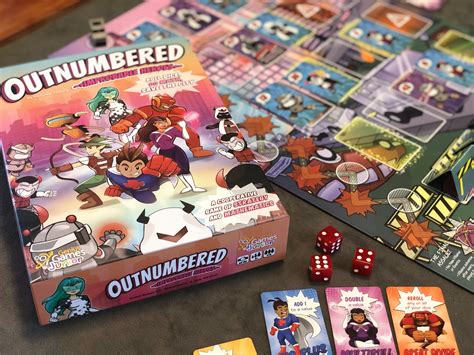 Outnumbered Improbable Heroes Board Game Mensa Recommended Cooperat