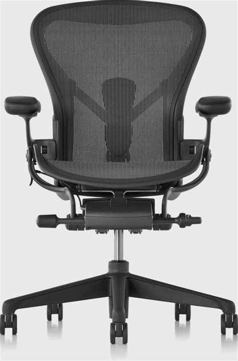 Herman Miller Aeron Chair Remastered Graphite Size B 1602 10 Off
