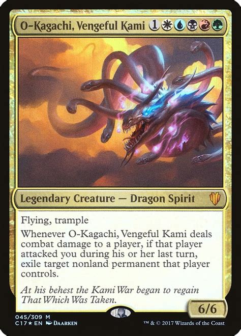 O Kagachi Vengeful Kami Commander 2017 Magic The Gathering