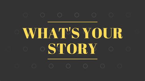 Whats Your Story Animated Text Design Black Background Animation What