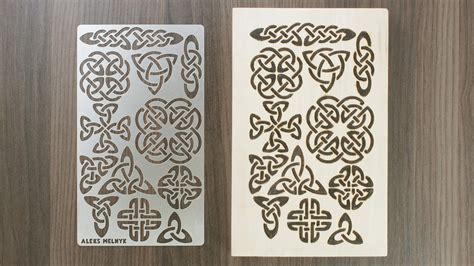 Buy Aleks Melnyk 32 Viking Stencil And Patterns Metal Stencil For