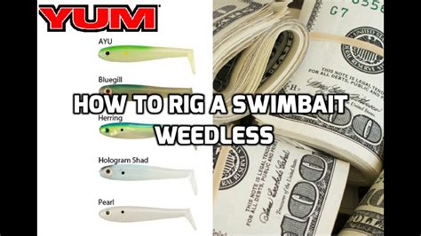 How To Rig A Swimbait Weedless Youtube