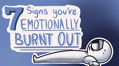 Signs Of Emotional Burnout Youtube