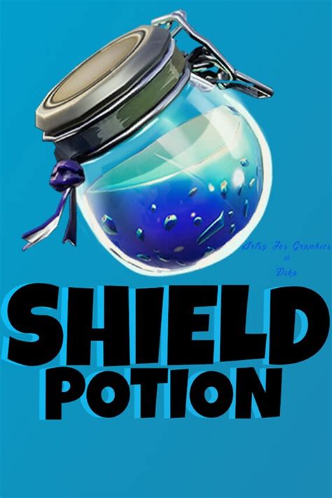 Fortnite Shield Potion Poster Digital Version Etsy