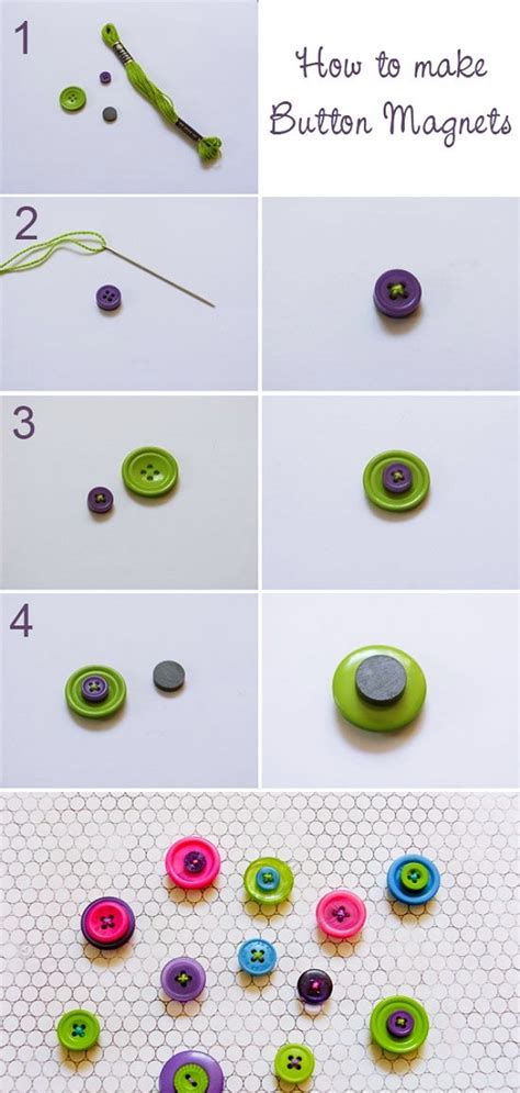 40 Extraordinary Diy Button Craft Ideas Bored Art