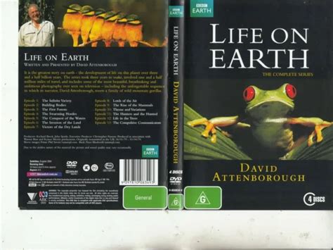 Life On Earth David Attenborough The Complete Series 4 Disc Earth Bbc