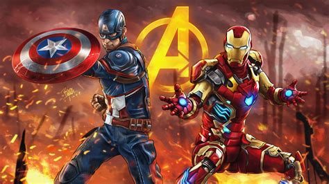 Iron Man And Captain America Wallpapers Wallpaper Cave
