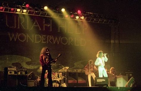 Uriah Heep 1974 Wonderworld Tour Heep Uriah Byron David Circle