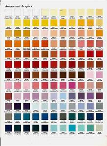 Delta Ceramcoat Printable Acrylic Paint Color Chart