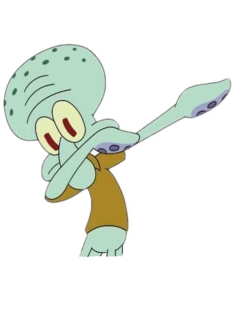 Dabbing Squidward Meme Photographic Print By Kelsey0722 Redbubble