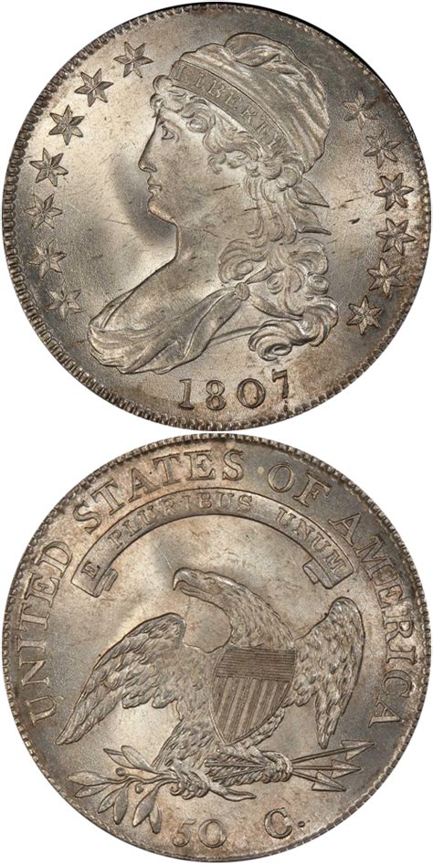 What Is The Value Of An 1807 Large Stars Capped Bust Half Dollar
