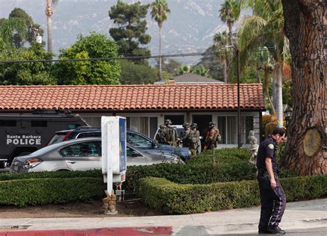 Santa Barbara Police Respond To Shooting Incident At Sunset Motel On