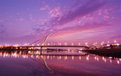 Hintergrundbilder 2560x1600 Px Brücke China Beleuchtung