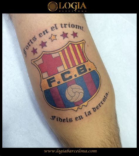Fc Barcelona Logo Tattoo Feketerdo