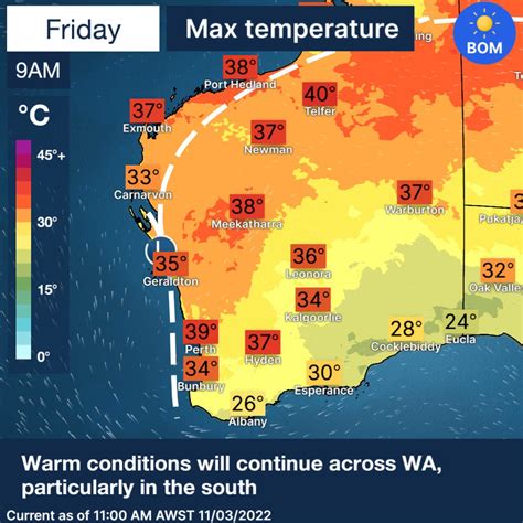 Bureau Of Meteorology Australia On Twitter Temperatures 5 10c Above