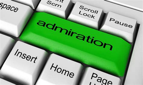 Admiration Word On Keyboard Button 7433100 Stock Photo At Vecteezy