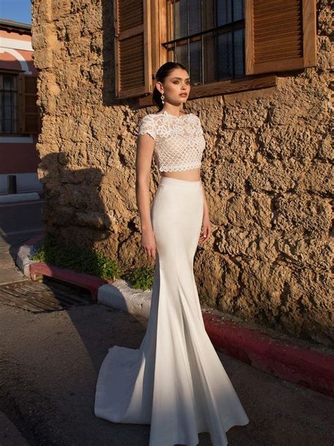 These are anyway two piece dresses, the. 24 Beautiful Crop Top Wedding Dresses,separate wedding dress