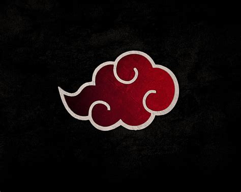Emblema De Akatsuki Akatsuki Emblema Icono Nube Naruto Fondo De