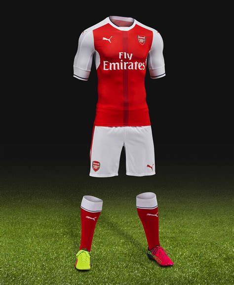 Arsenal 201617 Home Kit By Puma Soccerbible