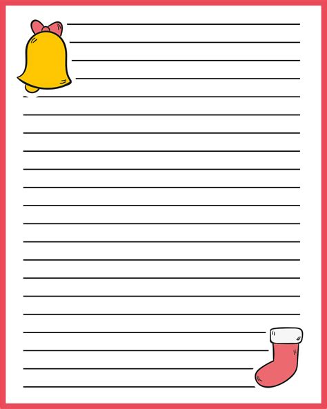 15 Best Christmas Writing Paper Template Printable Pdf For Free At