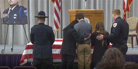 Thousands Attend Funeral For Bluffton Police Officer