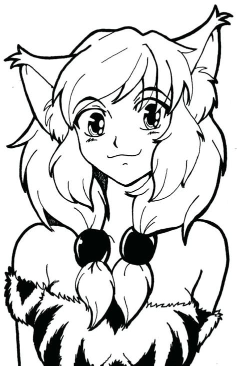 Anime Wolf Drawing Free Download On Clipartmag